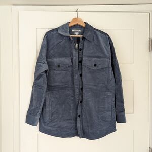 NWT Madewell Corduroy Twill Oversized Shirt-Jacket Small